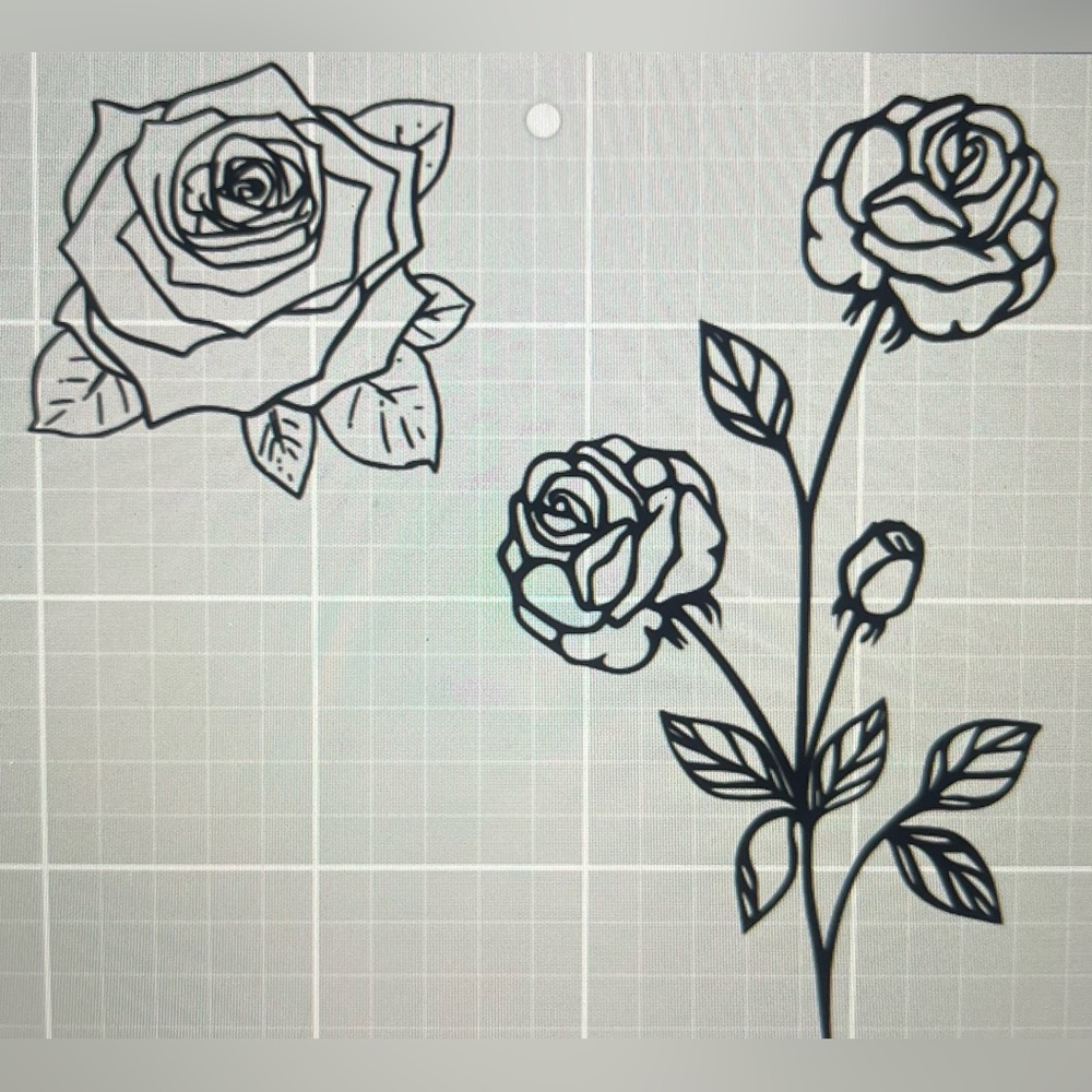 Rose Stencil